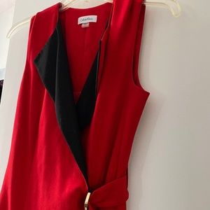 Beautiful red dress Calvin Klein